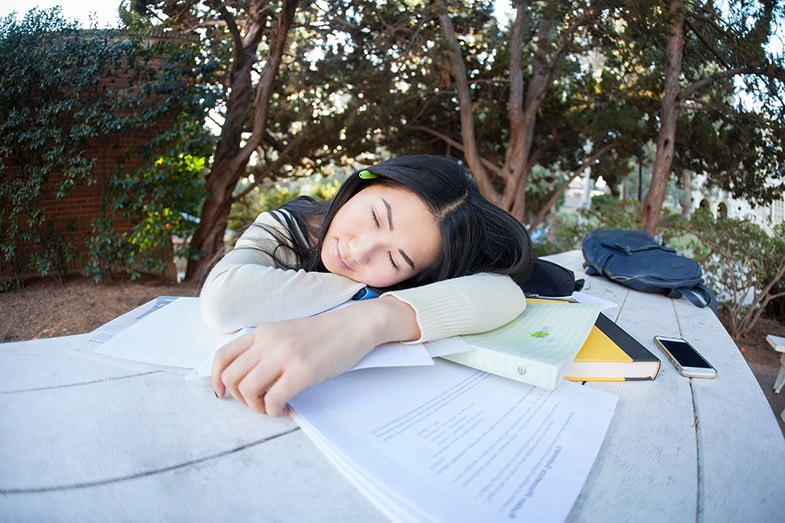 Student Sleeping