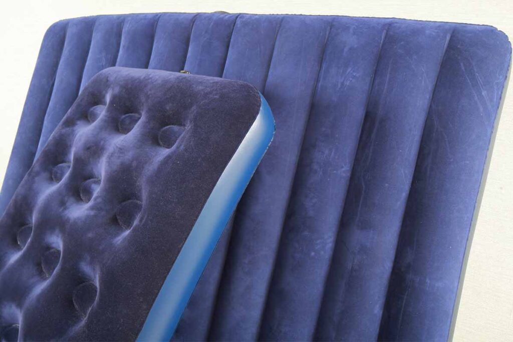 Blue Inflatable Air Mattress